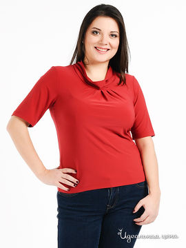 Блуза Ronati женская, цвет бордовый
