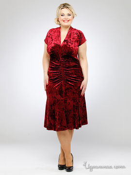 Платье Зар-Стиль женское, цвет бордовый