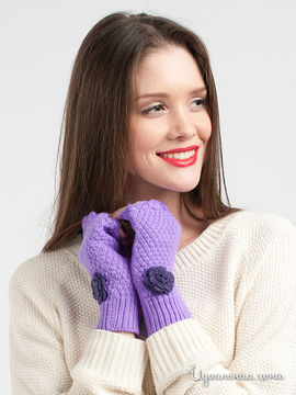 Перчатки Maxval женские, цвет фиолетовый
