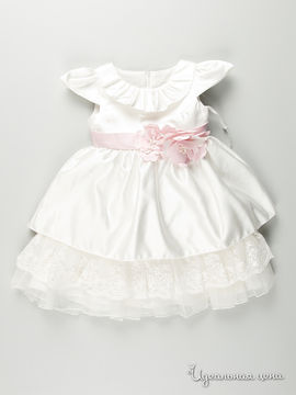Платье Diamantina для девочки, цвет ванильный / нежно-розовый