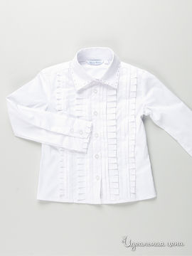 Блуза Silvian Heach для девочки, цвет белый