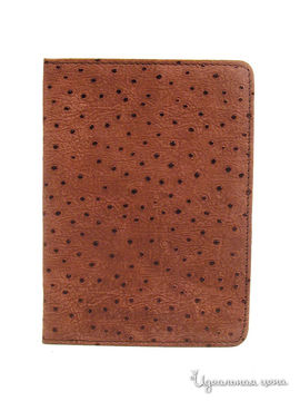 Обложка для паспорта D`Angeny унисекс, цвет коричневый