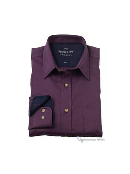 Рубашка Savile Row мужская, цвет сливовый