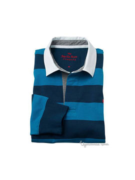 Рубашка поло Savile Row мужская, цвет синий