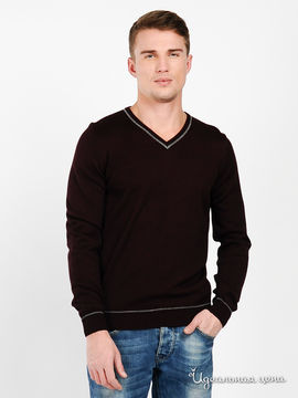 Пуловер LARIO COVALDI мужской, цвет темно-бордовый