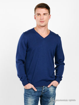 Пуловер LARIO COVALDI мужской, цвет синий