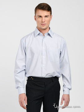 Рубашка LARIO COVALDI мужская, цвет белый / синий