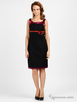 Платье Rinascimento женское, цвет черный / розовый