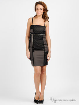 Платье Rinascimento женское, цвет серый / черное