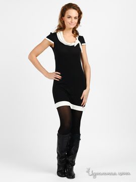 Платье Rinascimento женское, цвет черный / белый