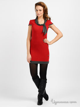 Платье Rinascimento женское, цвет красный / серый