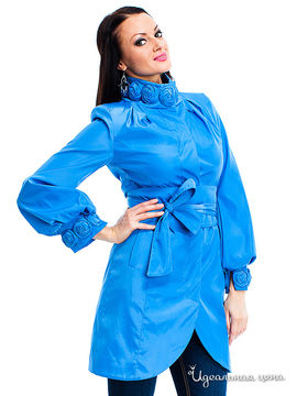Пальто MONDIGO женское, цвет ярко-голубой