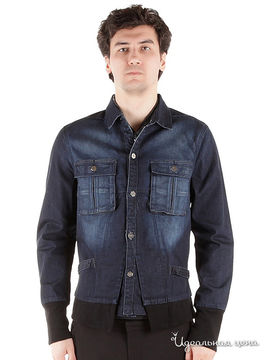 Куртка джинсовая PAUL BLACK мужская, цвет синий