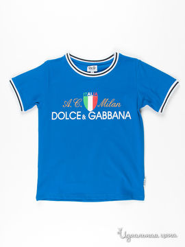 Футболка Dolce&Gabbana junior для мальчика, цвет синий