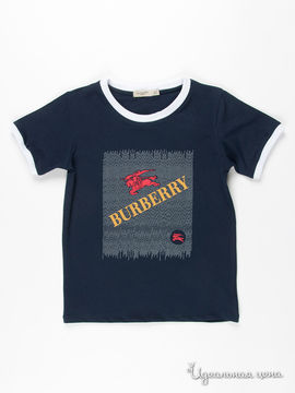 Футболка BURBERRY для мальчика, цвет темно-синий