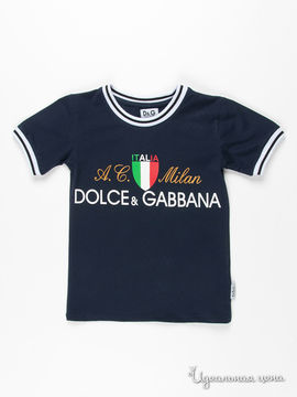 Футболка Dolce&Gabbana junior для мальчика, цвет темно-синий