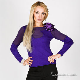Джемпер Lussotico женский, цвет фиолетовый