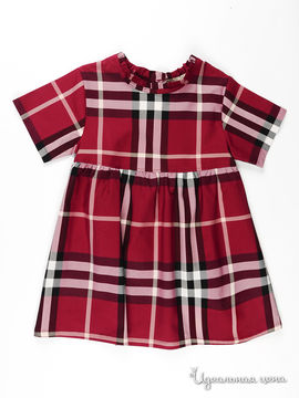 Платье BURBERRY для девочки, цвет фиолетово-красный / мультиколор