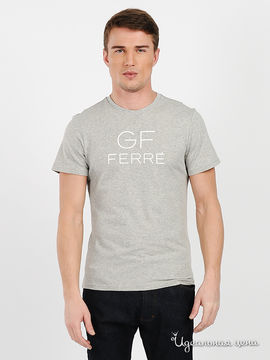 Футболка GF Ferre мужская, цвет серый меланж