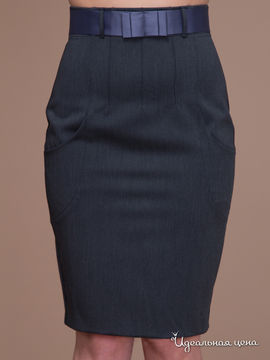 Юбка Gloss женская, цвет темно-серый