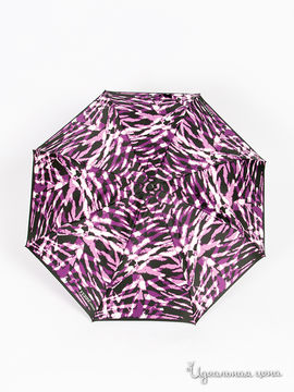 Зонт складной Ferre женский, цвет фиолетовый / черный