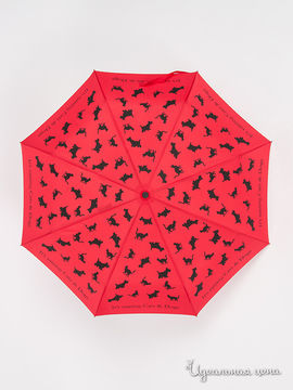 Зонт складной Moschino женский, цвет красный