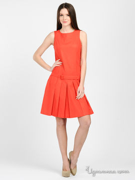 Платье arrangee женское, цвет красно-оранжевый