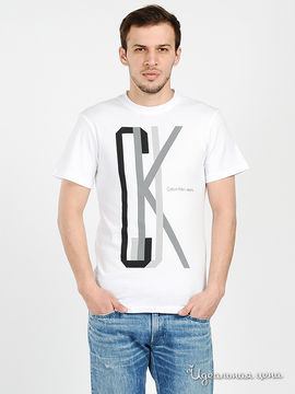Футболка Calvin Klein Jeans, цвет белый