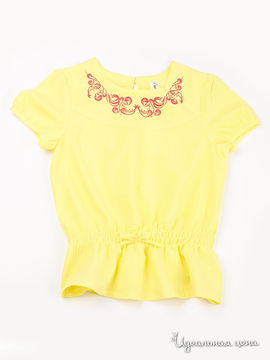 Блуза Венейя для девочки, цвет желтый