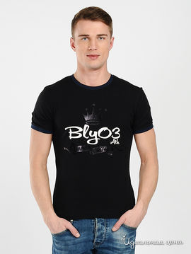 Футболка BlYO3 мужская, цвет черный