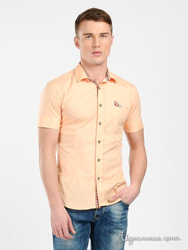 Рубашка NAILL KATTER мужская, цвет светло-оранжевый