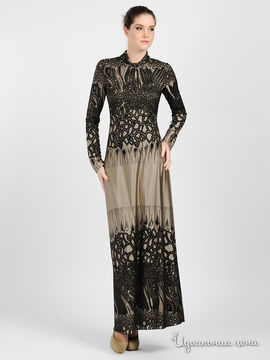 Платье Adzhedo женское, цвет бежевый / коричневый