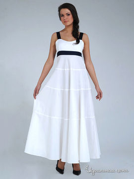 Платье Levall женское, цвет белый / черный