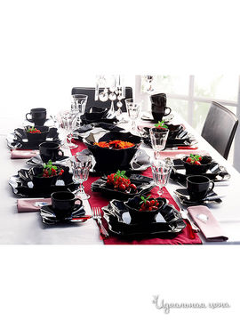 Набор столовый LUMINARC, цвет черный, 19 предметов