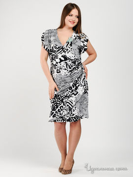 Платье Franco Vello женское, цвет белый / черный