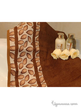 Полотенце Таис, цвет коричневый, 50х90 см.