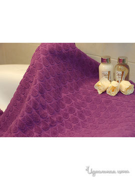 Полотенце Таис, цвет фиолетовый, 50х90 см.