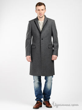 Пальто GAS мужское, цвет серый меланж
