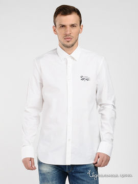 Рубашка Moschino мужская, цвет белый