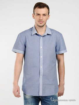 Рубашка Moschino мужская, цвет синий