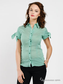 Рубашка Moschino женская, цвет зеленый