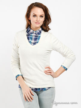 Пуловер Tommy Hilfiger женский, цвет белый