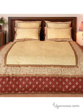 Комплект постельного белья Togas "КЛАССИК", цвет бордовый, 1,5 спальный