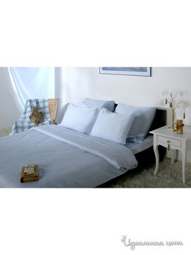 Комплект постельного белья Togas "ЦВЕТОТЕРАПИЯ", цвет голубой, 1, 5 спальный