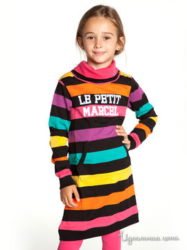 Платье Le Petit Marcel для ребенка, принт полоска