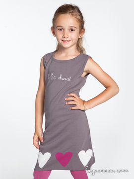 Платье Le Petit Marcel для ребенка, цвет антрацитовый