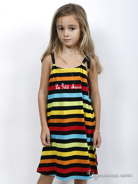 Платье Le Petit Marcel для девочки, принт полоска