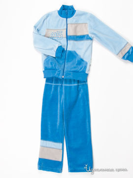 Комплект (джемпер и брюки) Бемби для мальчика, цвет голубой / бежевый