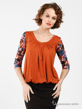 Блуза Mirella sole женская, цвет оранжевый
