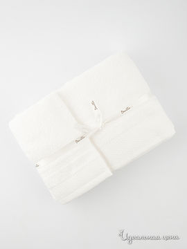 Комплект из трех полотенец Luxberry, цвет белый